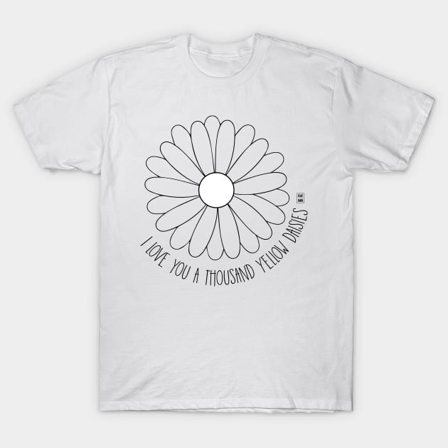 Daisies T-Shirt by Gabi Veiga